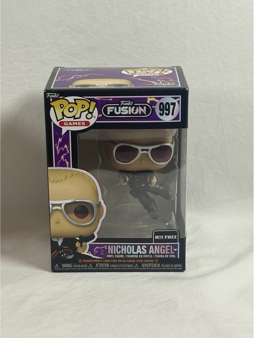 Funko Fusion Nicholas Angel 997 Hot Fuzz Funko Pop Vinyl Figure